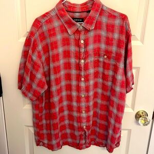 Orvis short sleeve linen shirt